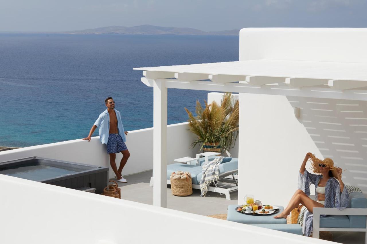 Epic Blue Mykonos Hotel Hulákia Kültér fotó