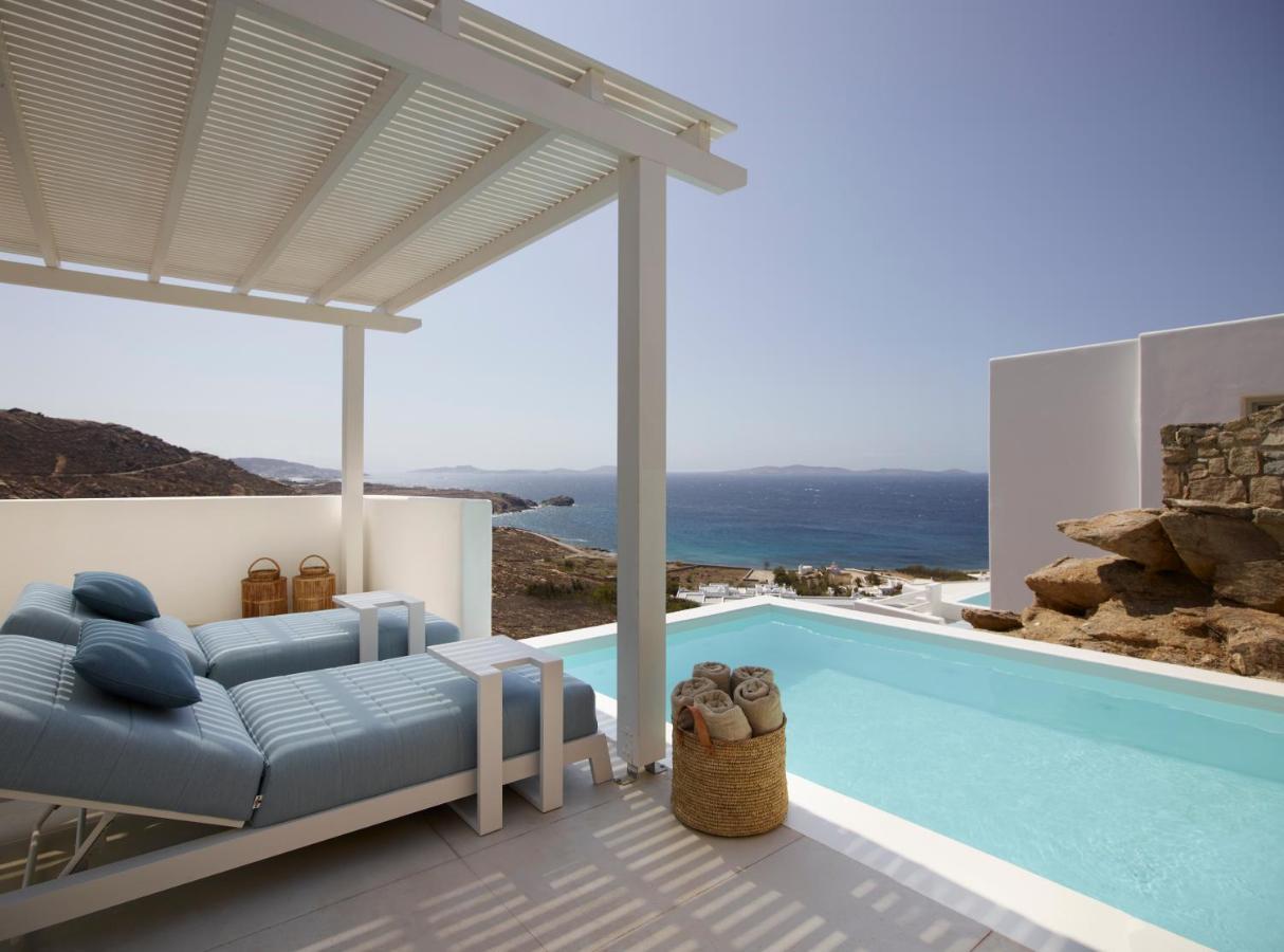 Epic Blue Mykonos Hotel Hulákia Kültér fotó